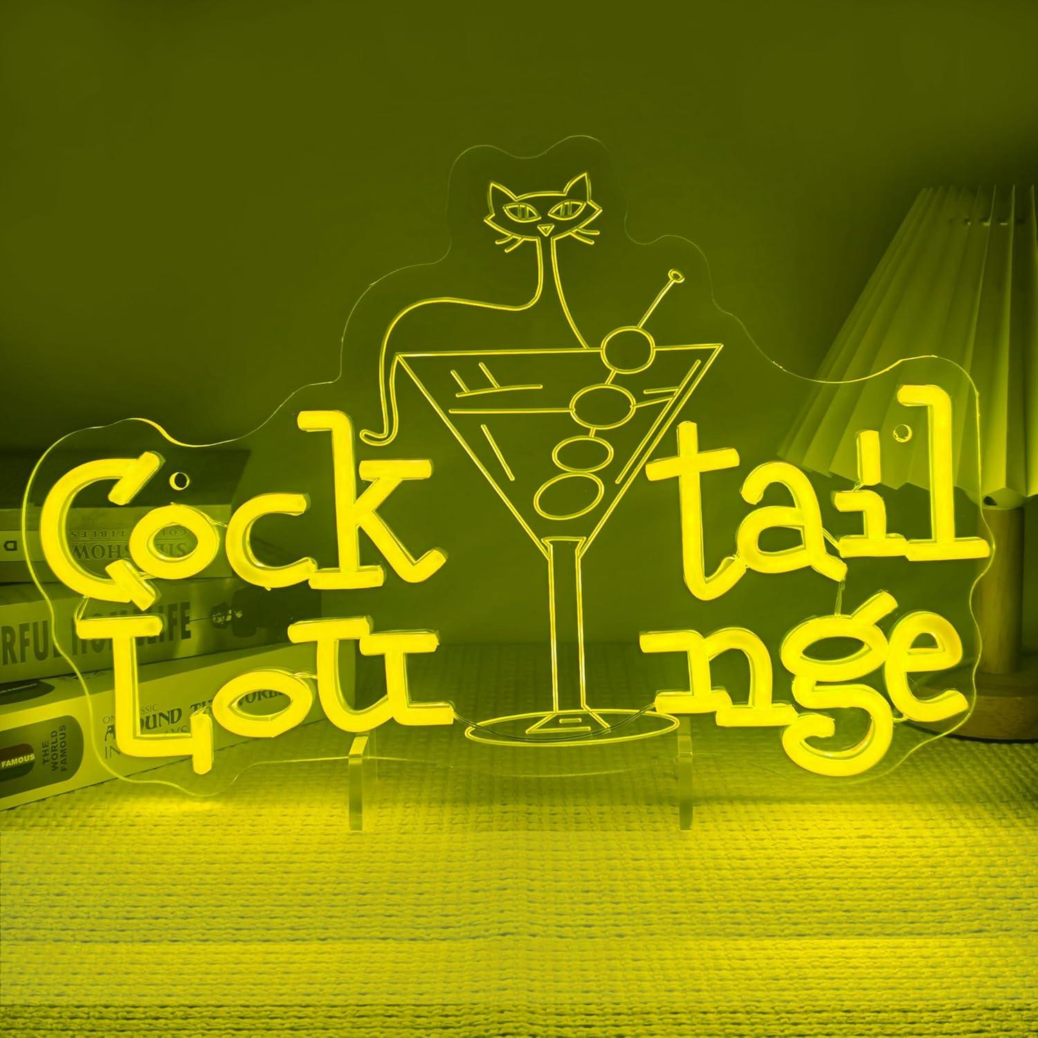 Cocktail Lounge Neon Sign Dimm - Lighting Decoration For Home recensione e prezzo